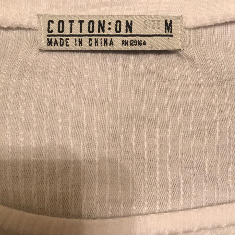 Long Sleeved White T - Picture 2 of 2
